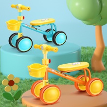 赠品车首先儿童平衡车1-3岁四轮无脚踏宝宝滑行学步溜溜车把可调