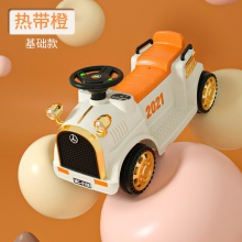 新款儿童复古电动车宝宝玩具汽车可坐人充电电瓶四轮滑行车