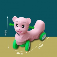 幼儿园多人协力车比赛车儿童室内双人助力车户外可转弯三人滑行车