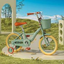 儿童自行车女孩2-3-6-10岁中大童宝宝童车小孩单车女童款