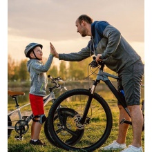 镁合金儿童自行车大童男女孩8-14岁20寸学生脚踏双碟刹变速山地车