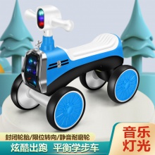 新款儿童平衡车1-3岁宝宝学步车2-4岁小孩玩具车滑行车四轮溜溜车