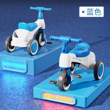 儿童三轮轻便车平衡车男女宝宝两用1-3岁宝宝学步车防侧翻可脚蹬