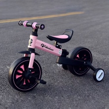 儿童多能平衡车三合一三轮车可折叠234岁男女宝孩滑行学步车