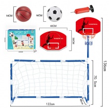 篮球板投篮机架踢足球门儿童学生体育运动户外玩具