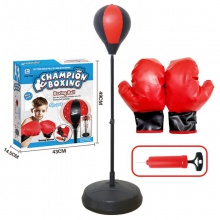 儿童成人立式拳击球减压速度球配手套充气拳靶反应不倒翁沙袋