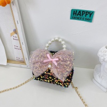 女孩儿童包新款蝴蝶结小包包可爱单肩斜挎零钱包