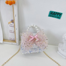 女孩儿童包新款蝴蝶结小包包可爱单肩斜挎零钱包