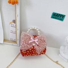 女孩儿童包新款蝴蝶结小包包可爱单肩斜挎零钱包