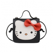 包包女2023新款可爱时尚INS风韩版猫咪儿童包迷你pu零钱包单肩包