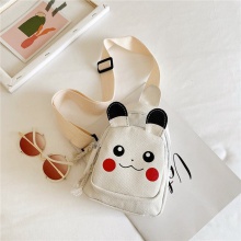 2023新款包包男孩皮卡丘卡通斜挎单肩包出行零钱包儿童包