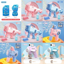 网红泡泡机全自动爆款电动加特林泡泡枪相机公园儿童玩具地摊