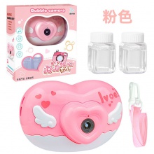 网红螃蟹泡泡相机心形电动泡泡相机儿童泡泡玩具地摊