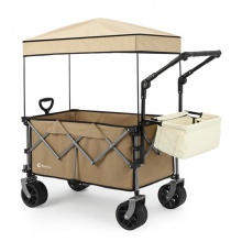 户外营地可折叠顶棚防晒遮阳棚露营推车防雨棚