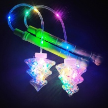 网红娃娃发光灯笼球 三挡开关夜市玩具LED透明手提波波球