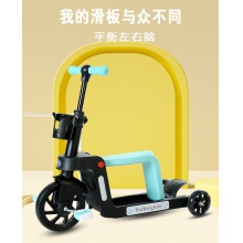 多功能儿童可坐骑滑板车溜溜滑行小孩宝宝三合一平衡脚踏三轮玩具