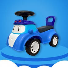 新款儿童小警车玩具扭扭车带音乐滑行学步车1-3岁宝宝