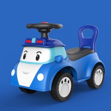 新款儿童小警车玩具扭扭车带音乐滑行学步车1-3岁宝宝