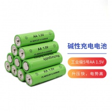 碱性可充电电池 工业级5号AA 1.5V可充碱性玩具电池4节装