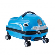 卡通小汽车儿童拉杆箱 可坐骑乘幼儿园行李箱幼儿园上学行李箱