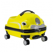 卡通小汽车儿童拉杆箱 可坐骑乘幼儿园行李箱幼儿园上学行李箱