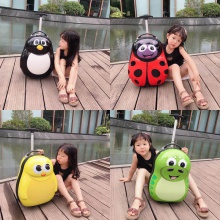 儿童拉杆箱印制logo男女宝宝卡通行李箱16寸幼儿园登机箱