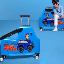 汪汪队立大功儿童行李箱可坐可骑男女宝宝拉杆箱时尚卡通旅行箱子
