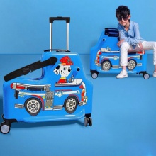 汪汪队立大功儿童行李箱可坐可骑男女宝宝拉杆箱时尚卡通旅行箱子