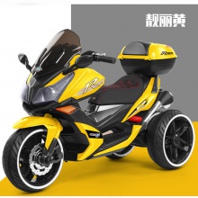 大号儿童电动摩托车双驱2-10岁男女小孩充电三轮宝宝警车款玩具车