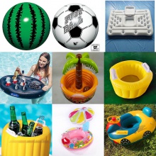 定制生产PVC新款儿童卡通充气仿真动物模型道具充气玩具老虎