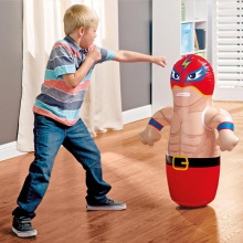 大号充气不倒翁玩具动物卡通气模玩具泄压充气玩具