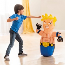 大号充气不倒翁玩具动物卡通气模玩具泄压充气玩具