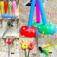 pvc材质 大号充气玩具 充气草莓猫 儿童充气玩具