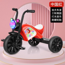 儿童三轮车婴儿手推车小童自行车橡胶轮1-3-6岁多功能三轮车