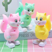 会跑的松鼠发条玩具小动物卡通上弦发链跳跳儿童益智幼儿园小礼品