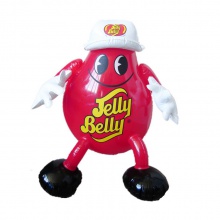 pvc红豆充气公仔玩具展示吉祥物气模卡通不倒翁人物仿真广告模型