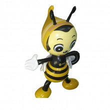 pvc充气公仔玩具不倒翁吹气卡通动物小蜜蜂户外广告展示气模