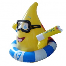 充气不倒翁广告气模吹气公仔卡通动物牙膏小猪熊猫打击柱玩具