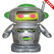 儿童充气机器人模型玩具现货 pvc充气机器人地摊热卖