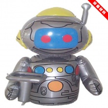 儿童充气机器人模型玩具现货 pvc充气机器人地摊热卖