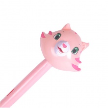 PVC充气儿童卡通动物头长棒玩具 夜市公园地推礼品充气玩具