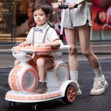 儿童电动瓦力车宝宝室内四轮摇摇玩具车手推可坐瓦力车