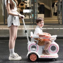 儿童电动瓦力车宝宝室内四轮摇摇玩具车手推可坐瓦力车