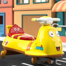 爆笑虫1-3岁四轮静音儿童扭扭车万向轮滑行车摇摆车溜溜礼品