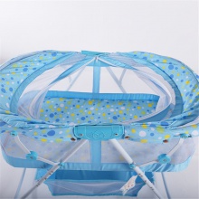 婴儿童床宝宝摇床厂家直供铁质婴儿床 可摇童床万向轮带刹车