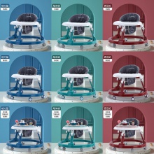 手推学步车婴儿防O型腿多功能防侧翻孩宝宝可坐推学行助步手推车