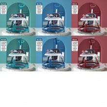 手推学步车婴儿防O型腿多功能防侧翻孩宝宝可坐推学行助步手推车