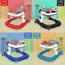 婴儿学步车防O型腿防侧翻宝宝儿童多功能助步车手推可坐