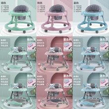 学步车婴儿助步车防O型腿3-6-18个月防摔防侧翻可折叠宝宝起步车