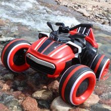 定制儿童沙滩车可坐人双驱动四轮越野车宝宝带遥控玩具车充电童车